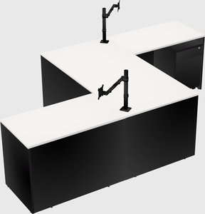 Executive shared desk