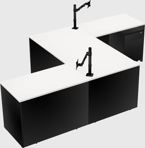 Executive shared desk