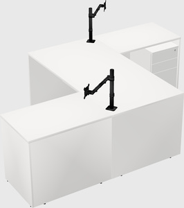 Executive shared desk
