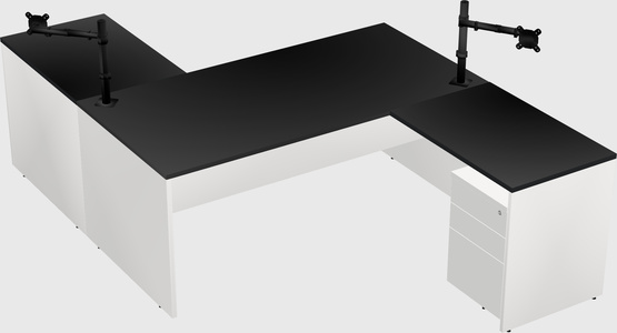 Executive shared desk