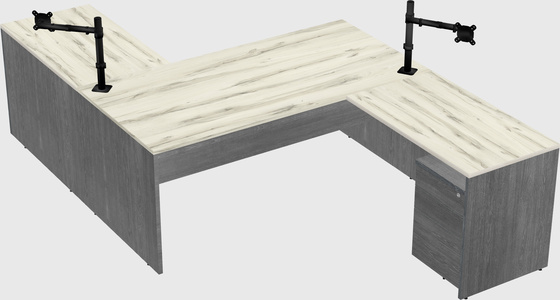 Executive shared desk