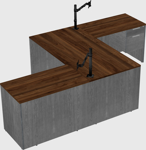 Executive shared desk