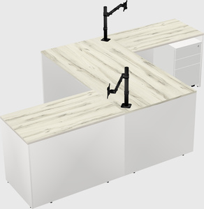 Executive shared desk