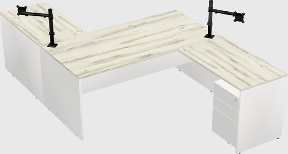 Executive shared desk