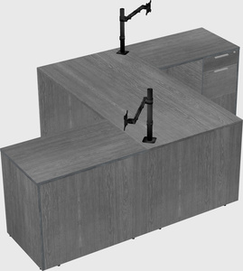 Executive shared desk