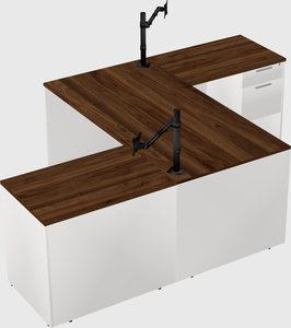Executive shared desk