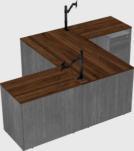 Executive shared desk