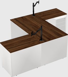 Executive shared desk