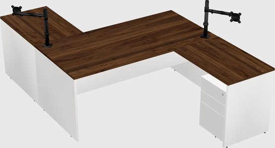Executive shared desk