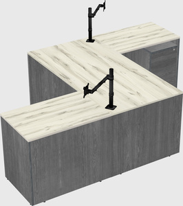 Executive shared desk