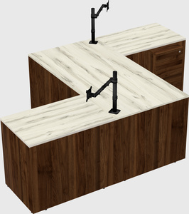 Executive shared desk