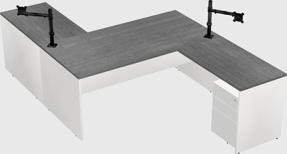 Executive shared desk