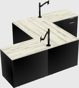 Executive shared desk