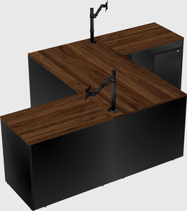 Executive shared desk