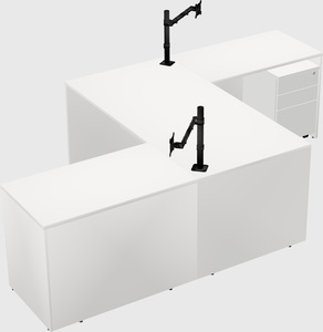 Executive shared desk