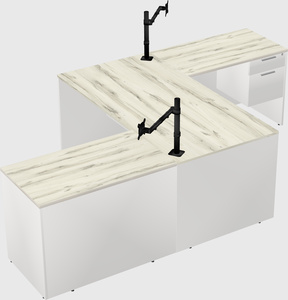 Executive shared desk