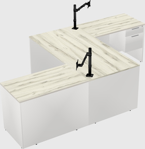 Executive shared desk