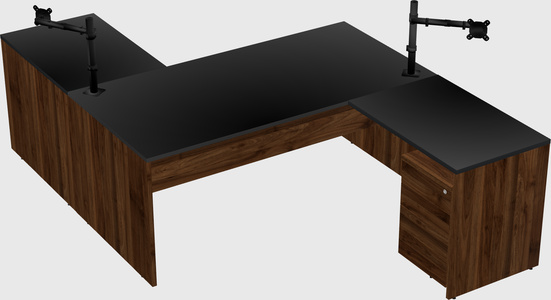 Executive shared desk