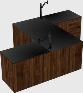 Executive shared desk