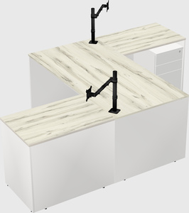 Executive shared desk