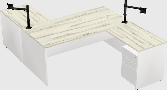 Executive shared desk