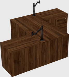 Executive shared desk