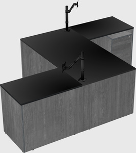 Executive shared desk