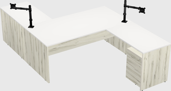 Executive shared desk
