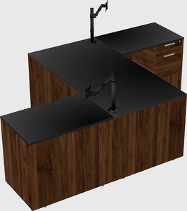 Executive shared desk