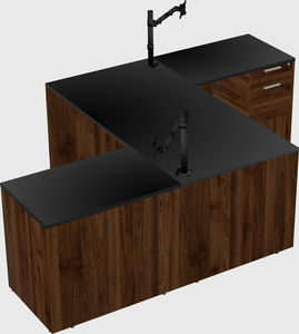 Executive shared desk