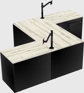 Executive shared desk