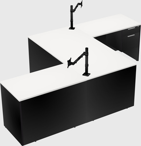 Executive shared desk