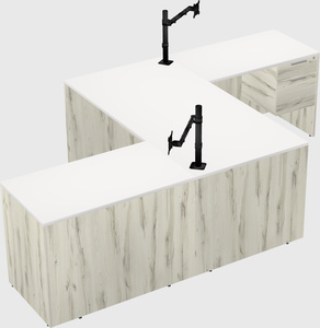Executive shared desk