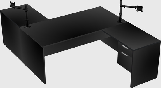 Executive shared desk