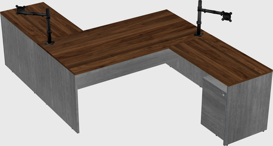 Executive shared desk