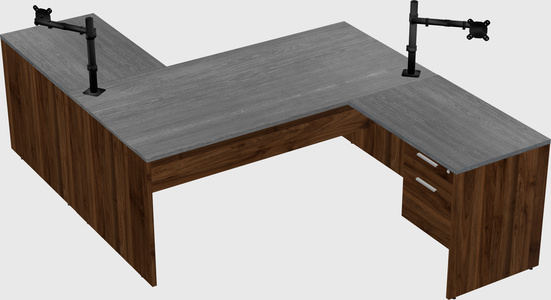 Executive shared desk