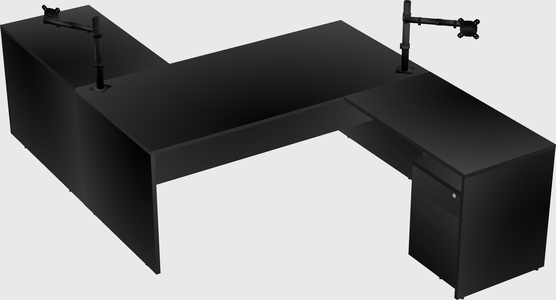 Executive shared desk