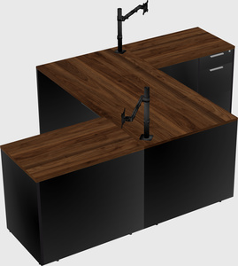 Executive shared desk