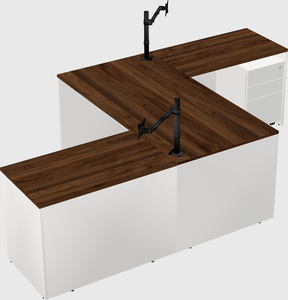 Executive shared desk