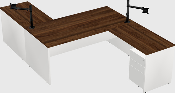 Executive shared desk