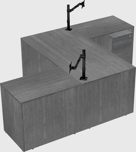 Executive shared desk