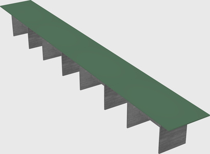 Modular office table
