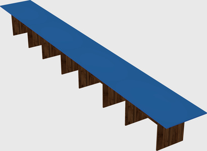 Modular office table