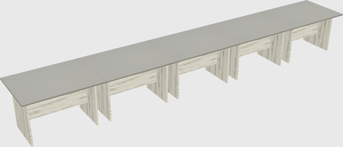 Modular office table