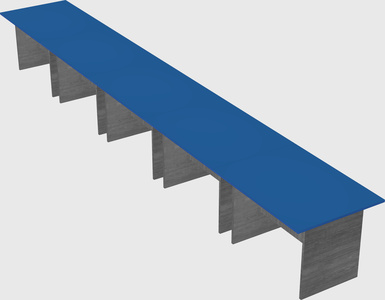Modular office table