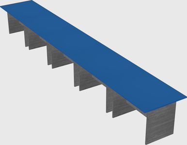 Modular office table