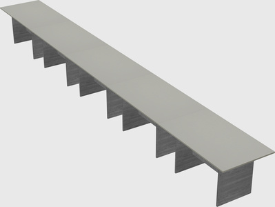 Modular office table