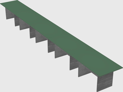 Modular office table