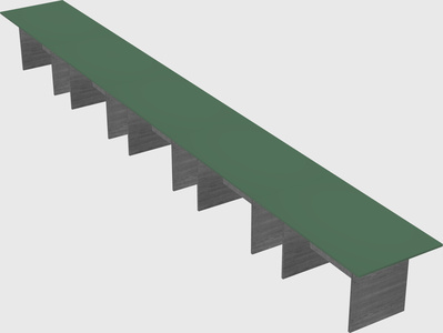 Modular office table