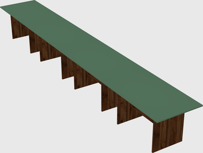 Modular office table